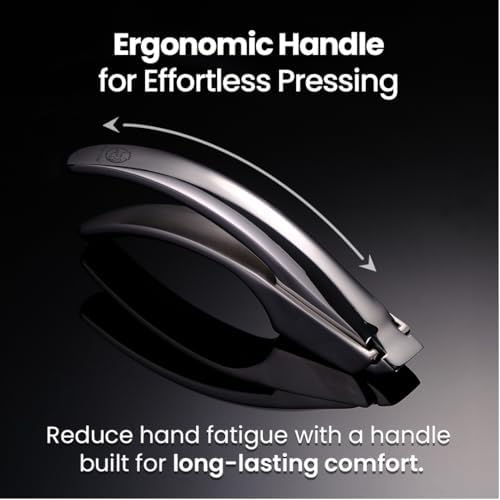 Gourmet Easy Garlic Press Lifetime Replacement, No Need to Peel, Fine Mince