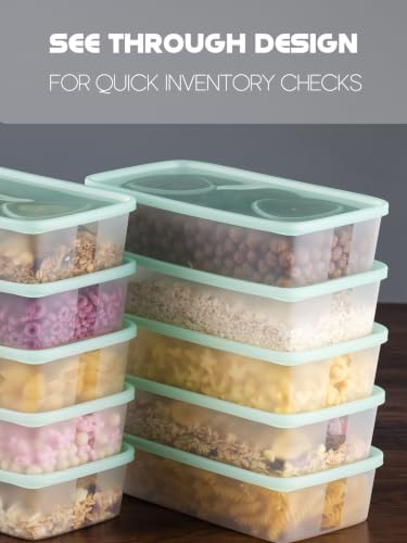 LivLab Mker 40PCS 45OZ Food Storage Containers with Lids - Meal Prep