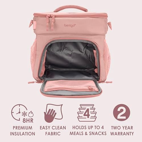 Bentgo Prep Deluxe Insulated Meal Prep Lunch Bag for Adults, Holds 5 Meals
