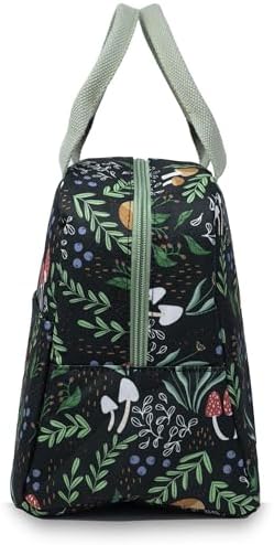 Steel Mill & Co. Insulated Lunch Tote Bag for Women, Mushroom
