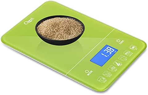 Ozeri Touch III 22 lbs (10 kg) Digital Kitchen Scale, in Tempered Glass