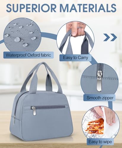 Lunch Bag, Large Insulated Lunch Box for Women Men