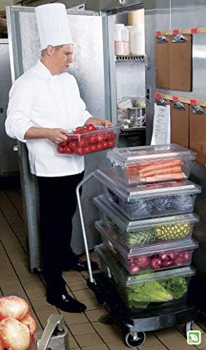 Rubbermaid Commercial Products Food Storage Box, 2.75 Gallon Capacity, White, for Restaurant/Kitchen/Cafeteria