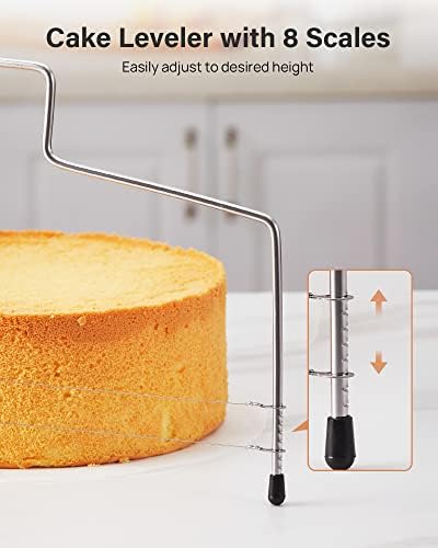 Kootek 144PCs Cake Pan Set, Cake Decorating Kit with 3 Springform Pans