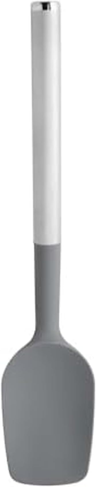 KitchenAid Spoon Spatula with Curved Edges and Stainless Steel Handle, Nonstick Safe, Durable, Dishwasher Safe