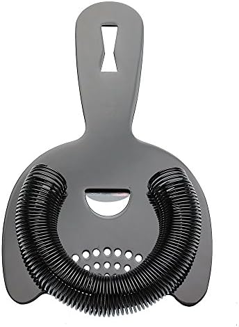 Barfly Heavy Duty Spring Bar Strainer, Gun Metal Black