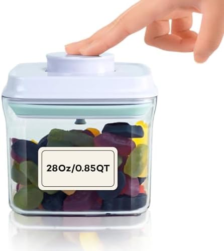 Bop Top Airtight Food Storage Containers | Pop-Top Lid | 3.5 Cups / 28 Oz