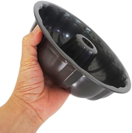 7" Cake Pan, Carbon Steel Nonstick Fluted Tube Gugelhupf Mold