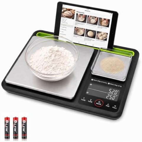 0.001oz/22lb Professional Dual Platform Food Scale Baking Scale for Kitchen