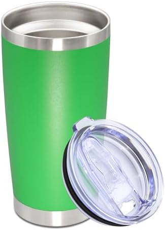 20oz Tumbler Stainless Steel Tumbler Coffee Tumbler with Lid Green, 1P