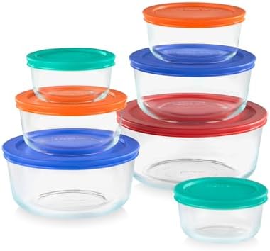 Pyrex Simply Store (7-Pack) Glass Food Storage Containers Set