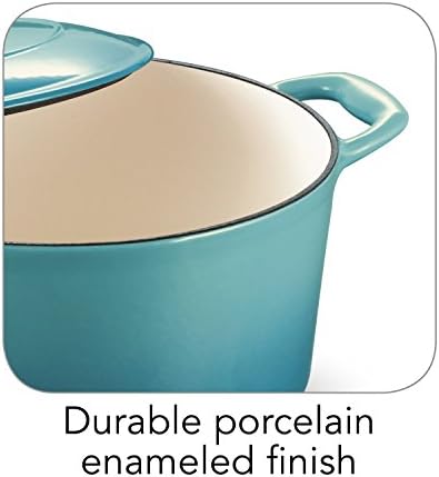 Tramontina Bestow Enameled Cast Iron 5.5-Qt Round Dutch Oven Pot with Lid