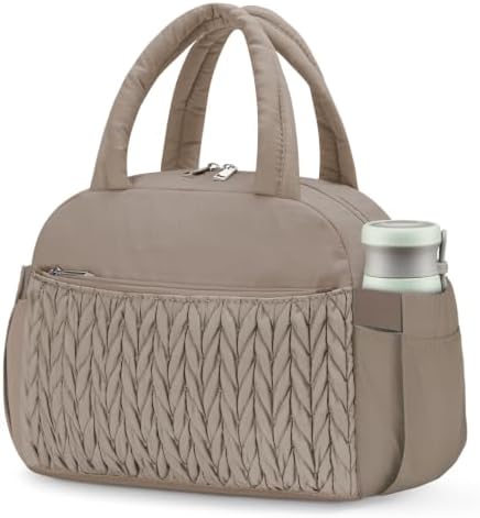 Coobiiya Lunch Box Lunch Bag for Women Men,Reusable Cute Lunch Pail bag,Leakproof,Insulated LunchBox Tote Compact 10L, Cooler Lunch Container for Work Travel Office
