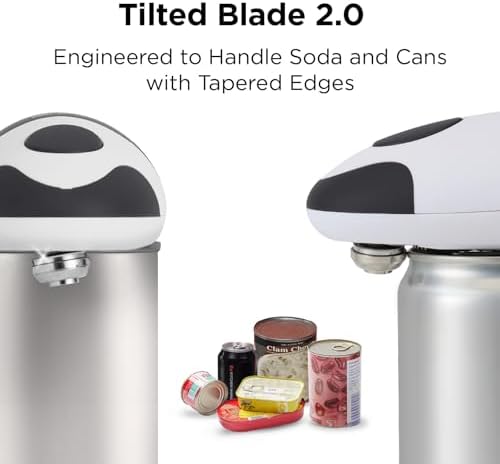 Kitchen Mama Auto 2.0 Electric Can Opener, Cordless, Onyx Mist