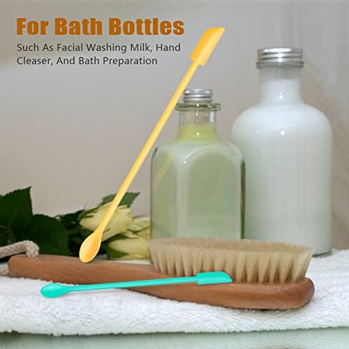 Silicone Spatula Set 6Pcs, Mini Jar Scraper for Makeup & Food