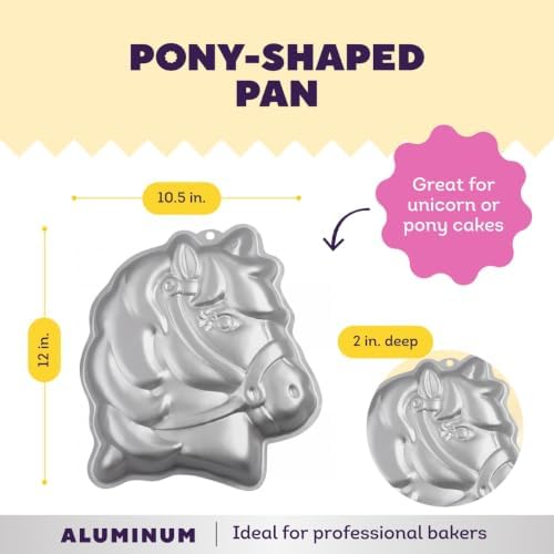 Wilton Aluminum Party Pony Cake Pan, Made Without PFAS