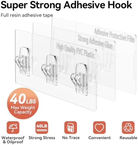 YASONIC Shower Caddy Adhesive, Rustproof Shower Organizer with Soap Holder, Large Capacity Shower Shelves for Inside Shower, No Drilling Bathroom Organizers and Storage for Home Decor 6 Pack Black