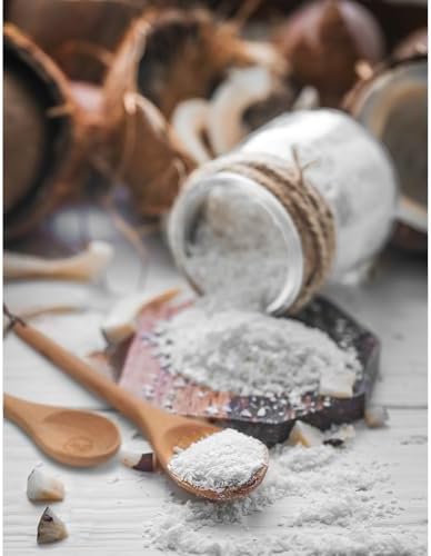 Wooden Measuring Spoons Set of 6, 10 inch, Long Handle