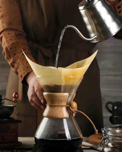 Bake Choice Coffee Filters, 5-13 Cups, for Pour-Over Coffee Makers, 50 Pcs