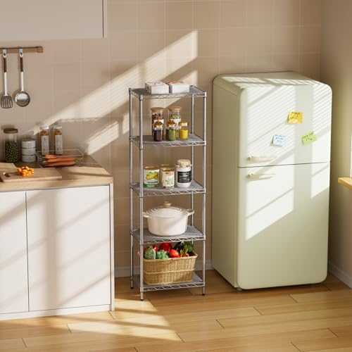 SINGAYE Metal Shelves Wire Shelving Storage Standing Adjustable Shelf Unit