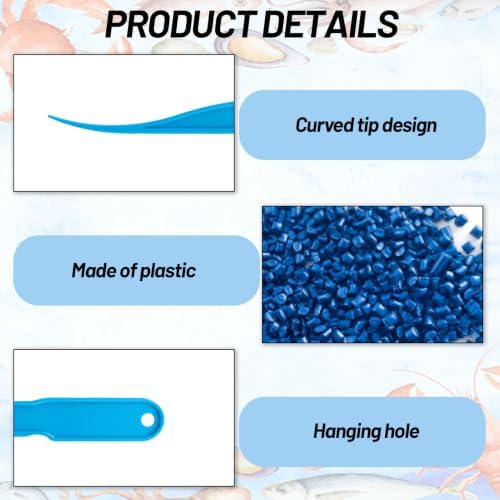 Shrimp Deveiner Tool Shrimp Peeler 1PC Blue Seafood Kitchen Tool