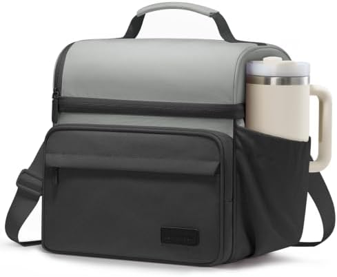 LOVEVOOK Lunch Bag for Men Women, Insulated Lunch Box, Large Cooler Lunbox