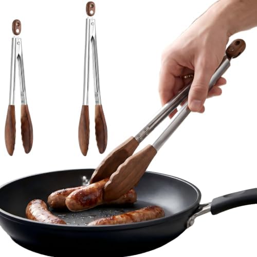 Wooden Tongs 2-Pack 13.5" & 10"