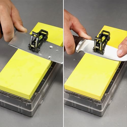SHARPAL 194H Whetstone Knife Blade Sharpener Sharpening Stone Angle Guide