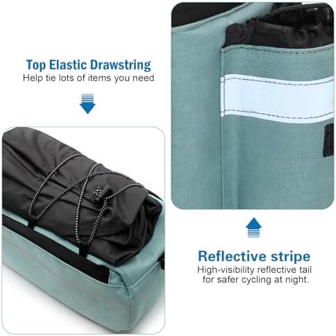 RAYMACE Bike Rear Rack Bag, Bike Trunk Cooler Bag