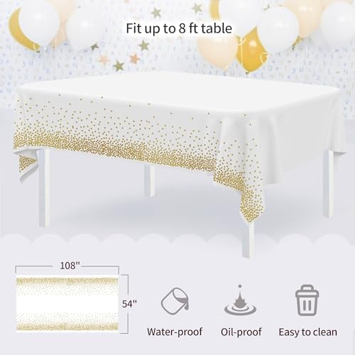Pack of 11 NWK Cake Stand Set of Cupcake Stand, Tray & Table Cloth (White)