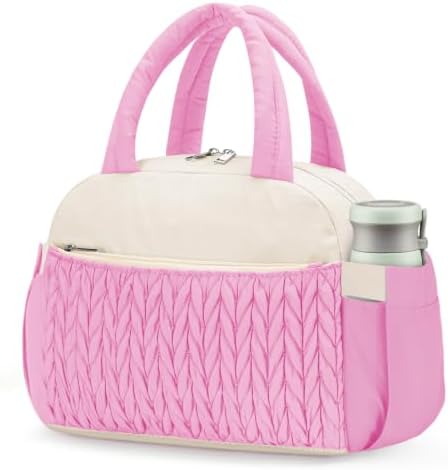 Coobiiya Lunch Box Lunch Bag for Women Men,Reusable Cute Lunch Pail bag,Leakproof,Insulated LunchBox Tote Compact 10L, Cooler Lunch Container for Work Travel Office