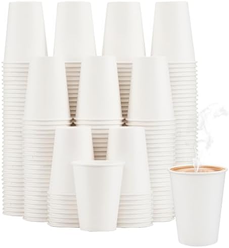 Lamosi 240 Pack Paper Cups 10 oz, Disposable Coffee Cups