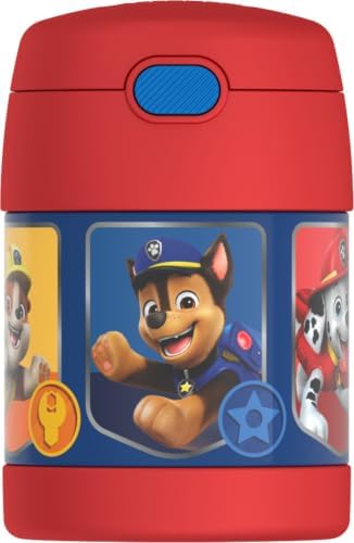 THERMOS FUNTAINER Kids Food Jar with Spoon, 10oz, Paw Patrol