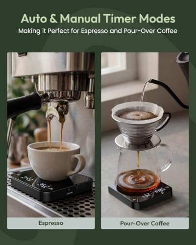 Maestri House S2 Espresso Coffee Scale with Timer 0.1g Precision Shot Scale