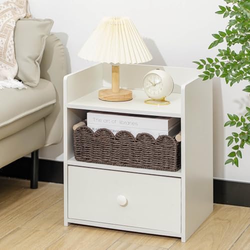 CubesLand Scalloped Toilet Paper Storage Basket W/Handle for Home Decor