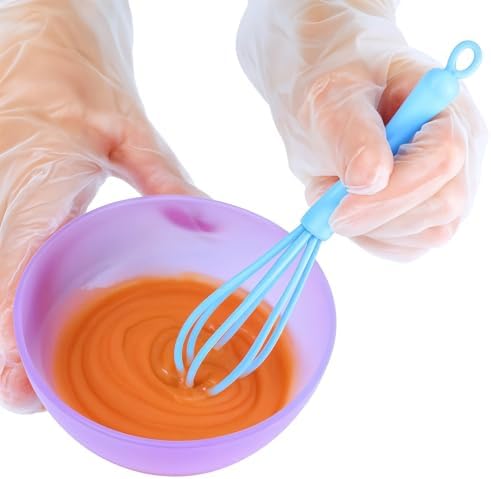 6pcs Hair Color Whisk,Hair Dye Whisk, Whisks for Hairs Color, Used in Hairs Salons, Barber Shops,Dye Cream Whisks, Used for Mixing, Beating, Stirring, 3 Colors