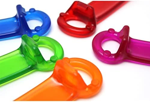 Jar Opener Jar Key,Easy Grip Jar Lid Opener Plastic Jar Opener for Weak Hands,Elderly, Children