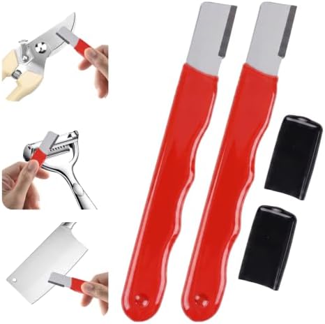 Garden Tool Pruning Shear Blade Sharpener, Kitchen Knife Sharpener