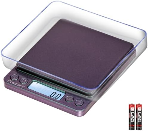 Fuzion Small Gram Scale 3000g, Digital Kitchen Food Scale, Gram and Ounce