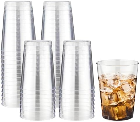 RACETOP 10 oz 100 Pack Disposable Plastic Cups