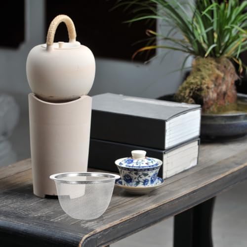 YARNOW 8 Pcs Stainless Steel Tea Infuser Basket, Suitable for 2.5-Inch Teapots, Teapot Mesh Strainer Insert for Loose Leaf Tea and Coffee Brewing