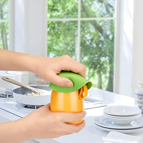 Leezmark 6 Pcs Jar Opener, Rubber Jar Grippers Multi-function Silicone Jar Gripper Pads Bottle Lid Opener Jar Openers for Seniors with Arthritis Weak Hands (6 Colors)