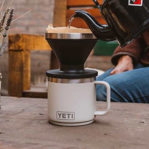 YETI Rambler 14 oz Ceramic Lined Stackable Mug, White
