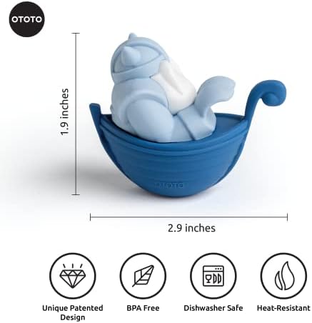 New!!! Bjorn Viking Spoon Holder by OTOTO - Spoon Rest for Stove Top, Kitchen Utensil Holder, Silicone Spoon Rest - Small Kitchen Gadgets, Fun Kitchen Gadgets