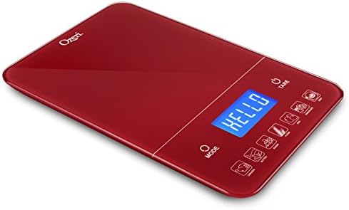 Ozeri Touch III 22 lbs (10 kg) Digital Kitchen Scale, in Tempered Glass