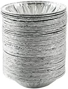 Waytiffer 100 Pack - Pie Pans 4 inch,Mini Pie Tins HEAVY-DUTY Disposable Aluminum Foil Tart/pie Pans for Baking Easily Stack & Store, Freeze & Reheat