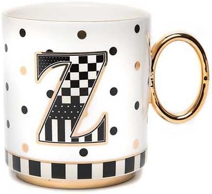 MACKENZIE-CHILDS My Mug, Decorative Ceramic Coffee Mug with Handle, Z