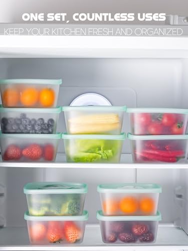 LivLab Mker 40PCS 20OZ Food Storage Containers with Lids - Meal Prep