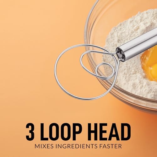 Zulay Kitchen 13-Inch Danish Dough Whisk