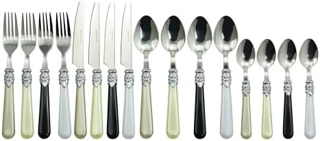 Gypsy Color Glam Mix & Match Stainless Steel Flatware Collection, Set of 16